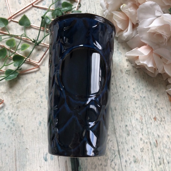 Starbucks mermaid scales travel mug blue tumbler